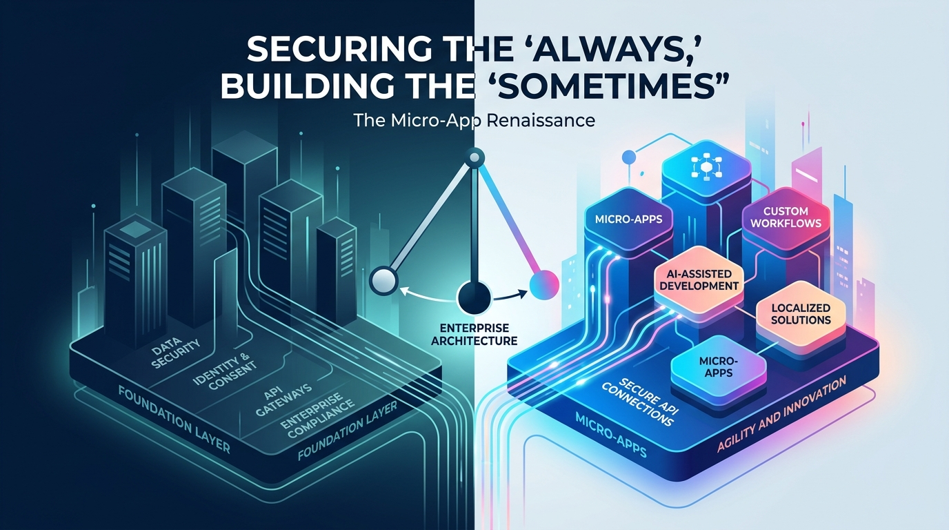 Securing the "Always," Building the "Sometimes": The Micro-App Renaissance